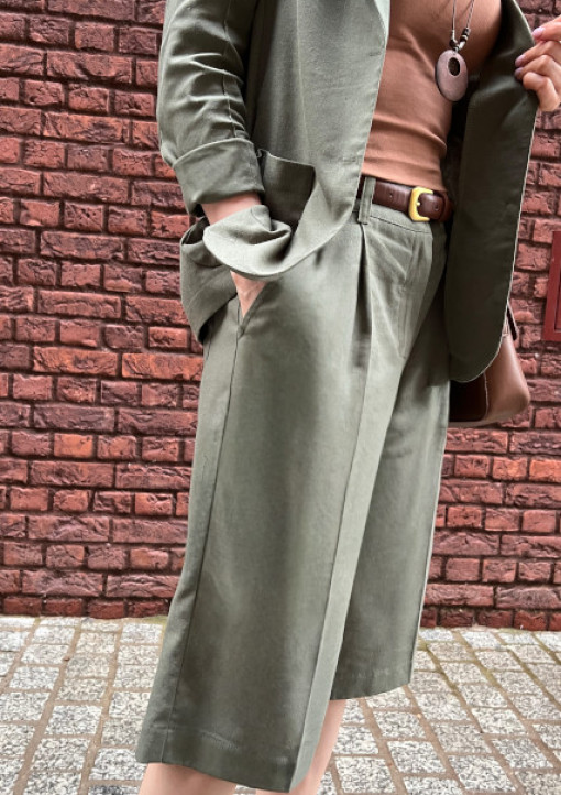 Легкий жакет кольору хакі - 130.25