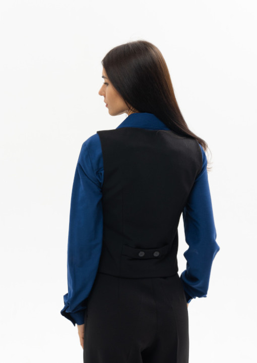 Жилет класика у чорному кольорі - 89.24