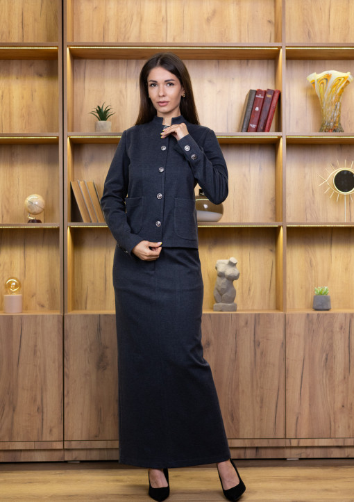 Костюм з жакетом та спідницею у довжині максі - 139.25/140.25