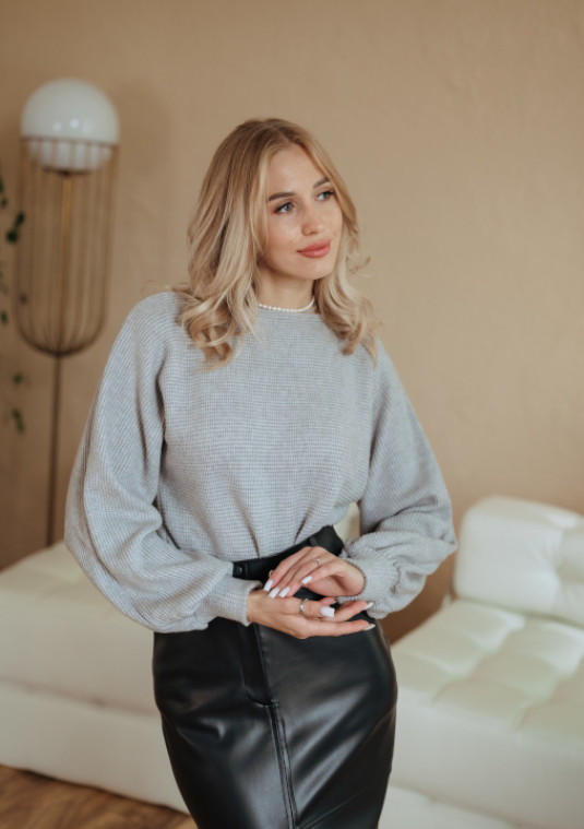 Светр у сірому кольорі - 81.24